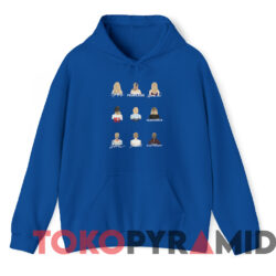 Taylor Swift Album Hairstyles T-Shirt 2 Taylor Swift Album Hairstyles T shirt Blue Hoodie