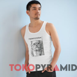 Taylor Swift Cat Reputation T-Shirt 4 Taylor Swift Cat Reputation T shirt White Tank Top