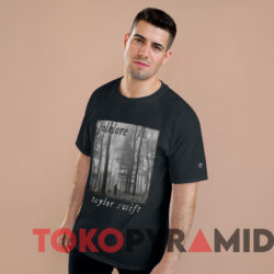 Taylor Swift Folklore Album T shirt Black T shirt