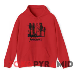 Taylor Swift Folklore Album T-Shirt 2 Taylor Swift Folklore Album T shirt Red Hoodie