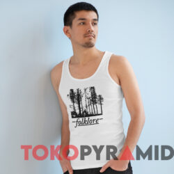 Taylor Swift Folklore Album T-Shirt 4 Taylor Swift Folklore Album T shirt White TankTop