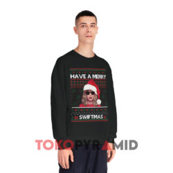 Taylor Swift Have A Merry Swiftmas Christmas Sweatshirt 3 Taylor Swift Have A Merry Swiftmas Christmas Black Sweatshirt