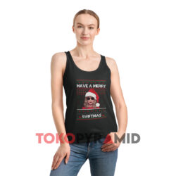 Taylor Swift Have A Merry Swiftmas Christmas Sweatshirt 2 Taylor Swift Have A Merry Swiftmas Christmas Black Tank Top