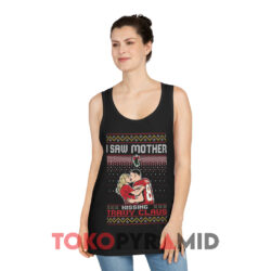 Taylor Swift I Saw Mother Kissing Travis Kelce Christmas Sweatshirt 2 Taylor Swift I Saw Mother Kissing Travis Kelce Christmas Black Tank Top