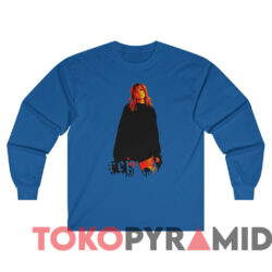 Taylor Swift Reputation Target T-shirt 2 Taylor Swift Reputation Target T shirt Blue Long sleeved