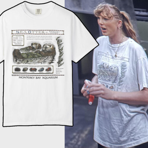 Taylor Swift Sea Otter Monterey Bay Aquarium T shirt Taylor Swift Sea Otter Monterey Bay Aquarium T shirt