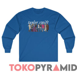 Taylor Swift The Eras Tour Merch T-Shirt 2 Taylor Swift The Eras Tour Merch T shirt Blue Sweatshirt