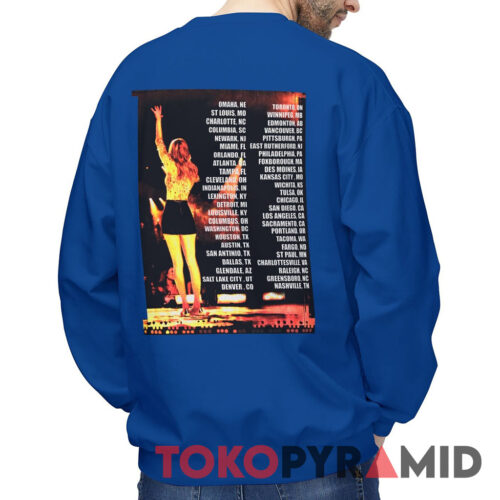 Taylor Swift The Red Tour Double Sided Sweatshirt