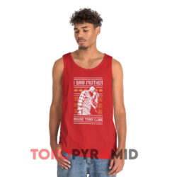 Taylor Swift Travis Kelce I Saw Mother Kissing Travy Claus Christmas 2023 Sweatshirt 2 Taylor Swift Travis Kelce I Saw Mother Kissing Travy Claus Christmas 2023 Red Tank Top