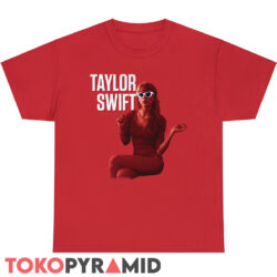 Taylor Swift White Glasses Red Tour 2013 Concert Red Front