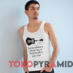 Taylor Swift You Belong With Me Lyrics T-Shirt 4 Taylor Swift You Belong With Me Lyrics T shirt White TankTop