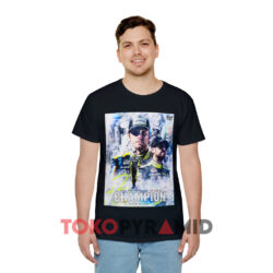 Team Penske Drivers Ryan Blaney 2023 Nascar Cup Series Champion Black T shirt
