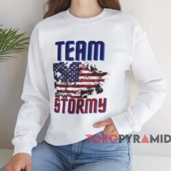 Team Stormy T-shirt 3 Team Stormy T shirt White Sweatshirt