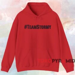 Team Stormy Unisex T-shirt 2 Team Stormy Unisex T shirt Red Hoodie