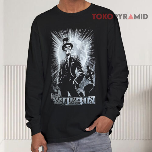 Tee Villain Skeleton Gentleman Long sleeved Tee Villain Skeleton Gentleman Long sleeved