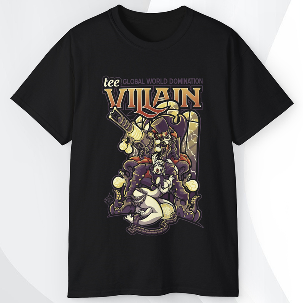 Global World Domination Skull Villain Shirt by Jehsee Global World Domination Skull Villain Shirt by Jehsee