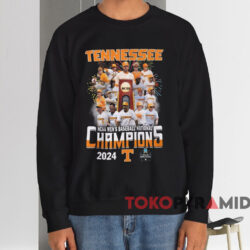 Tennessee NCAA Men's Baseball National Champions Shirt 3 Tennessee Ncaa Men's Baseball National Champions Shirt Black Sweatshirt