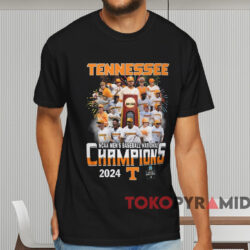 Tennessee Ncaa Men's Baseball National Champions Shirt Black T shirt
