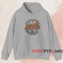 Tennessee Volunteers 2024 Ncaa Division Baseball National Champions Shirt Grey Hoodie