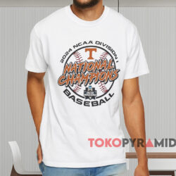 Tennessee Volunteers 2024 Ncaa Division Baseball National Champions Shirt White T shirt