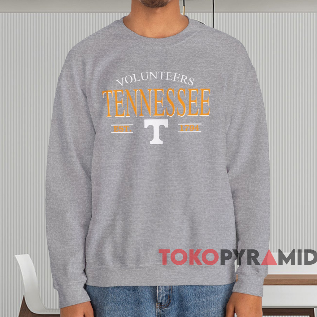 Tennessee Volunteers Est 1794 Shirt Grey Sweatshirt Tennessee Volunteers Est 1794 Shirt Grey Sweatshirt