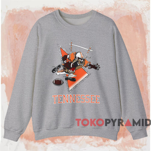 Tennessee Volunteers Looney Tunes Taz Shirt Grey Sweatshirt Tennessee Volunteers Looney Tunes Taz Shirt Grey Sweatshirt