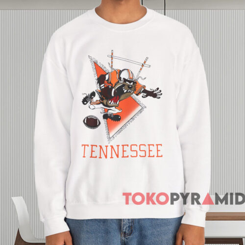 Tennessee Volunteers Looney Tunes Taz Shirt White Sweatshirt Tennessee Volunteers Looney Tunes Taz Shirt White Sweatshirt