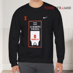 Terrence Shannon Jr Upside down Banner Sweatshirt Front