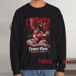 Terry Funk Forever 8-31-1983 Shirt 3 Terry Funk Forever 8 31 1983 Shirt Black Sweatshirt