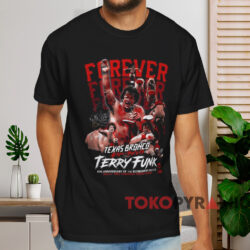 Terry Funk Forever 8 31 1983 Shirt Black T shirt