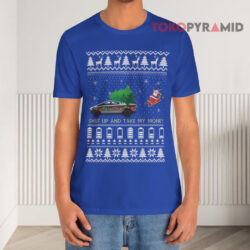 Tes-La Ugly Christmas-Cybertruck Is Disrupting The Holiday Shut Up And Take My Money Sweatshirt 2 Tes la Ugly Christmas cybertruck Is Disrupting The Holiday Shut Up And Take My Money T shirt