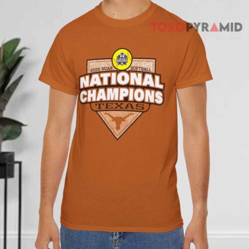 Texas Longhorns 2026 Softball National Champions Texas Orange T shirt Texas Longhorns 2026 Softball National Champions Texas Orange T shirt