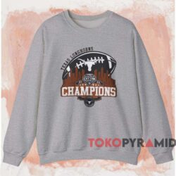 Texas Longhorns Cotton Bowl Champions 2025 Shirt 4 Texas Longhorns Cotton Bowl Champions 2025 Shirt Grey Sweatshirt