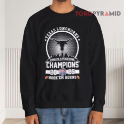 Texas Longhorns Football Chick Fil A Peach Bowl Champions 2025 Hook'Em Horns Shirt 3 Texas Longhorns Football Chick Fil A Peach Bowl Champions 2025 Hook'em Horns Sweatshirt