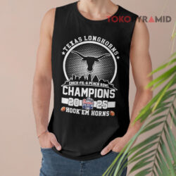 Texas Longhorns Football Chick Fil A Peach Bowl Champions 2025 Hook'Em Horns Shirt 2 Texas Longhorns Football Chick Fil A Peach Bowl Champions 2025 Hook'em Horns Tank Top