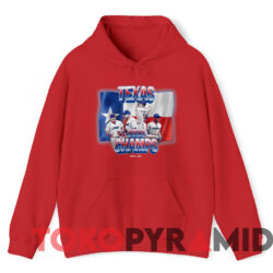 Texas Rangers 2023 World Champions MLB Players T-Shirt 2 Texas Rangers 2023 World Champions Mlb Players Inc T shirt Red Hoodie