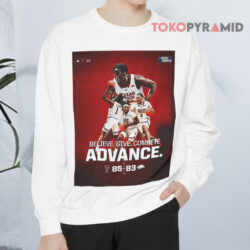 Texas Tech Wins 85 83 Arkansas 2025 Ncaa March Madness Road To Elite 8 Sweatshirt
