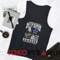 Thanksgiving Day Dolly Parton And Dallas Cowboys Signature T-Shirt 4 Thanksgiving Day Dolly Parton And Dallas Cowboys Signature T shirt Black TankTop
