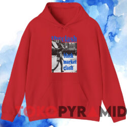 The Clash Black Market Clash T-shirt 4 The Clash Black Market Clash T shirt Red Hoodie