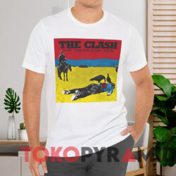 The Clash Give 'em Enough Rope T shirt White T shirt
