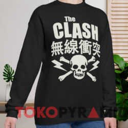 The Clash Japan Tour T-shirt 3 The Clash Japan Tour T Shirt Black Sweatshirt
