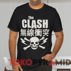 The Clash Japan Tour T Shirt Black T shirt