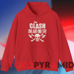 The Clash Japan Tour T-shirt 4 The Clash Japan Tour T Shirt Red Hoodie