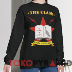 The Clash Know Your Rights T shirt Black Sweatshirt