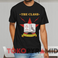 The Clash Know Your Rights T shirt Black T shirt