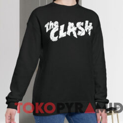 The Clash Logo T-shirt 2 The Clash Logo T shirt Black Sweatshirt