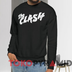 The Clash Logo T-shirt 3 The Clash Logo T shirt Black Sweatshirt