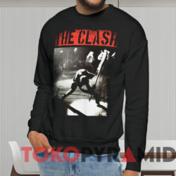 The Clash London Calling Smashing Guitar T-Shirt 3 The Clash London Calling Smashing Guitar T shirt Black Sweatshirt