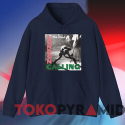 The Clash London Calling T-shirt 4 The Clash London Calling T shirt Navy Hoodie