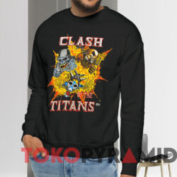 The Clash Of The Titans T-shirt 3 The Clash Of The Titans T shirt Black Sweatshirt
